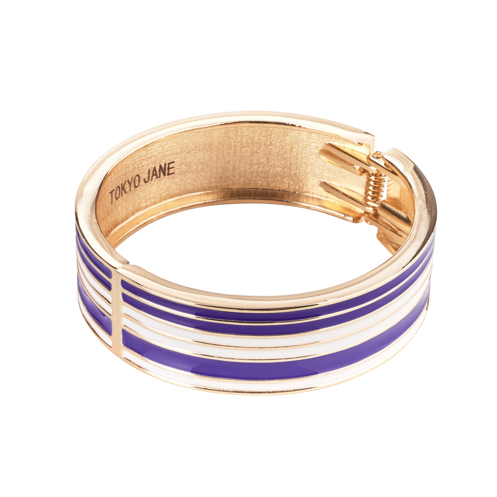 BRACELET - FLORA - BLUE CREAM