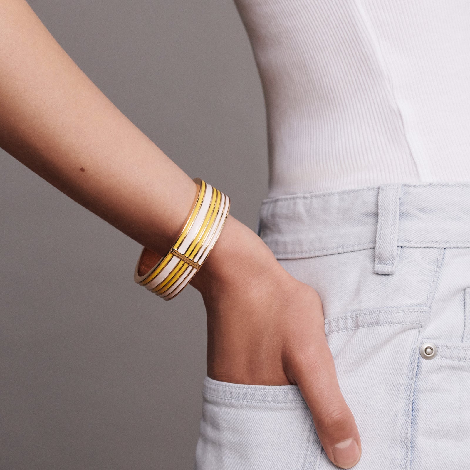 BRACELET - FLORA - YELLOW