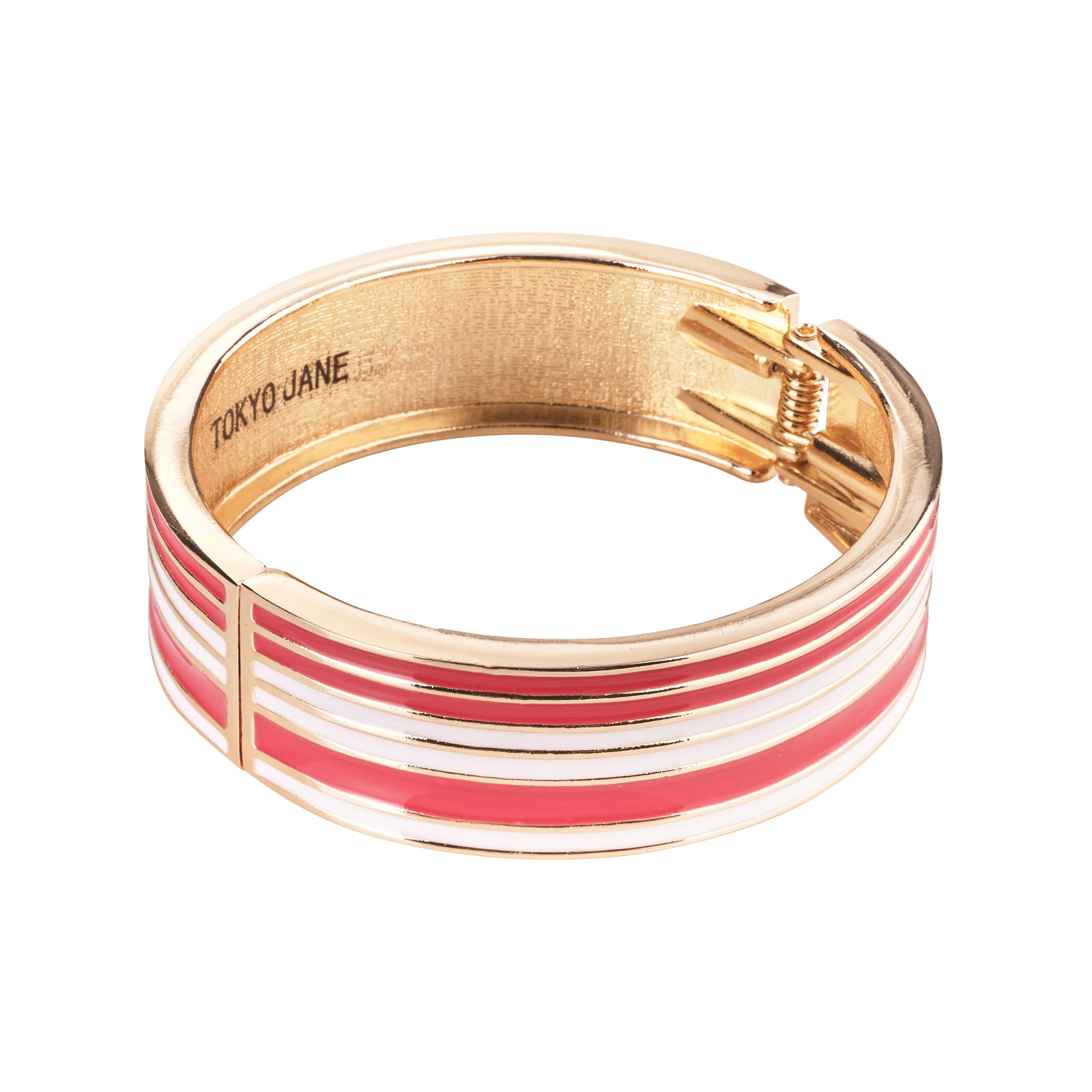 BRACELET - FLORA - RED CREAM